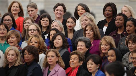 Current women - Of the 25 women currently serving in the U.S. Senate: 3 identify as Asian American/Pacific Islander. 1 identifies as Black. 1 identifies as Latina. 21 identify as white. 6. states (CA, LA, ME, MN, NE, NH) have sent three women to the Senate. California was the first state to send two women Boxer (D) and Feinstein (D) to the Senate simultaneously.